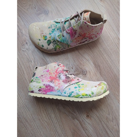 Birkenstock Shoes - Birkenstock Dundee Flower Crush Paint Splatter Chukka Boots EU 41 Women 10-10.5